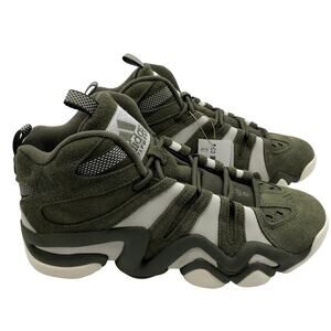 NEW Adidas Crazy 8 Olive Strata Basketball Shoes M 10.5US / W 11.5US Suede NIB